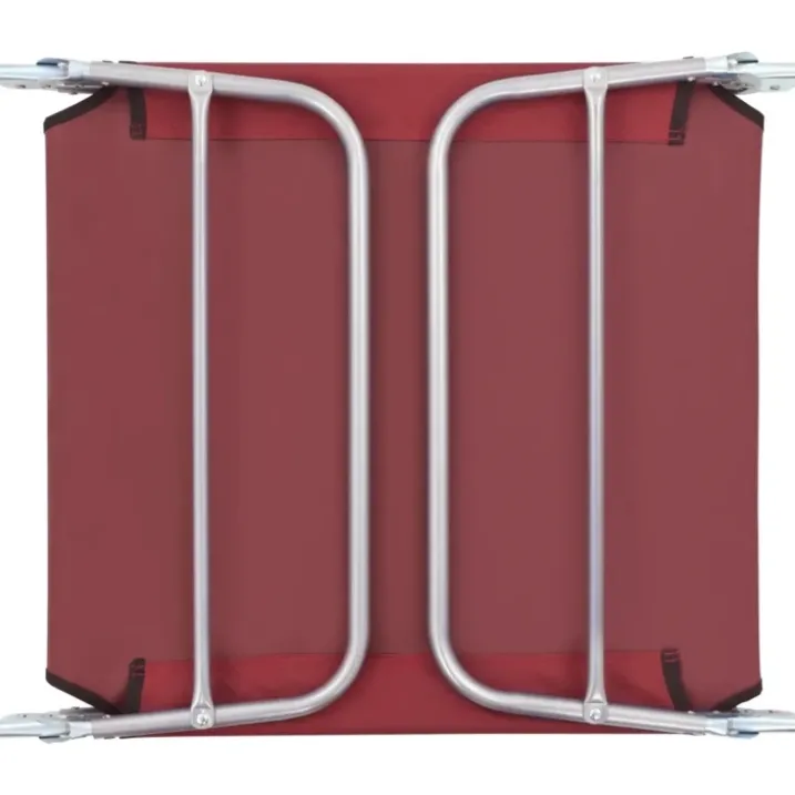 Lot de 2 chaises longues pliables