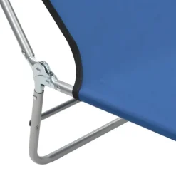 Lot de 2 chaises longues pliables
