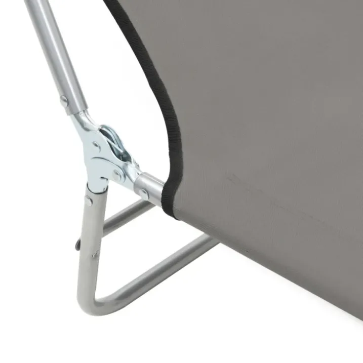 Lot de 2 chaises longues pliables