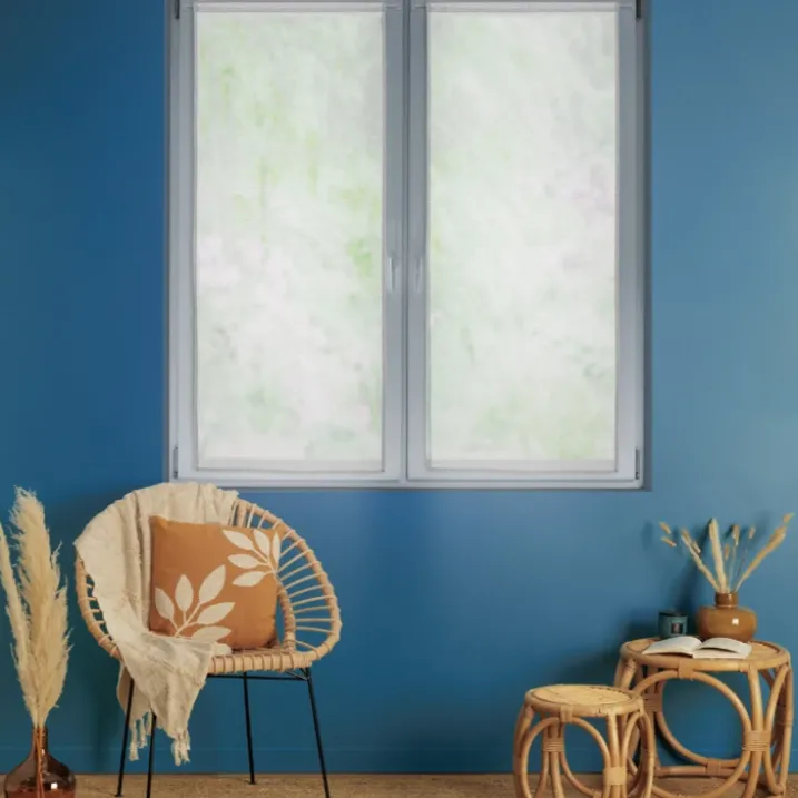 Lot de deux voilages blanc