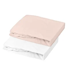 Lot de 2 draps housse en jersey
