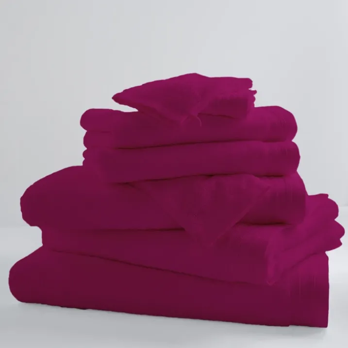 Lot de 6 Gants De Toilette Unis et Colorés