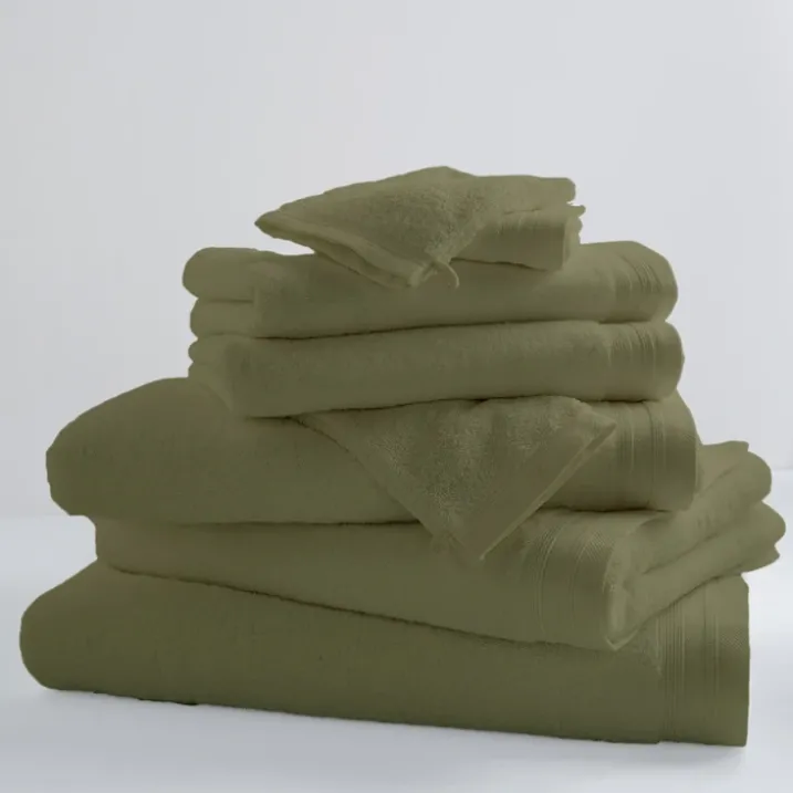 Lot de 6 Gants De Toilette Unis et Colorés