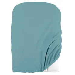 Lot de 2 housses de matelas à langer en éponge bouclette