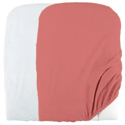 Lot de 2 housses de matelas à langer en éponge bouclette