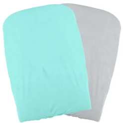 Lot de 2 housses de matelas à langer