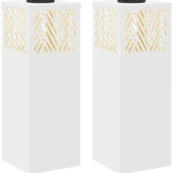 Lot de 2 lampes de chemin solaire LED extérieur