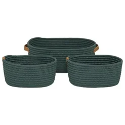 Lot de 3 paniers emboîtables