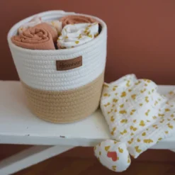 Lot de 2 panières de rangement pour bébé