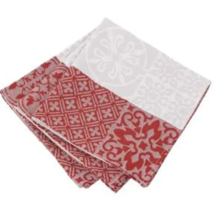 Lot de 3 Serviettes de Table "Mosaïque"