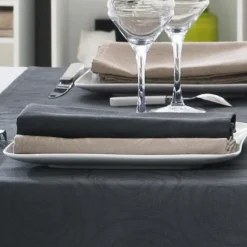 Lot de 3 serviettes de table spirale