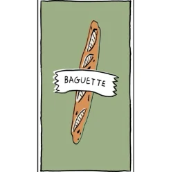 Lot de 15 serviettes en papier baguette