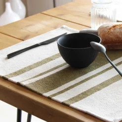 Lot de 4 Sets de table coton épais Rustique