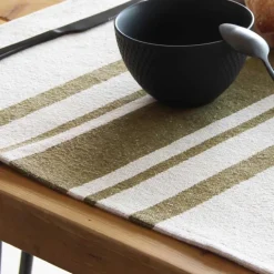 Lot de 4 Sets de table coton épais Rustique