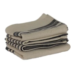 Lot de 3 torchons 100% coton lavé