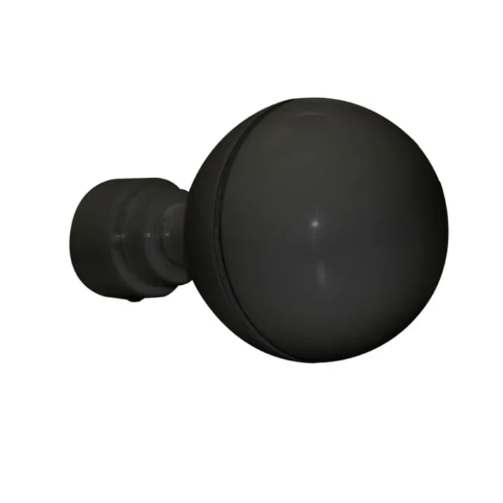 Lot 2 embouts de tringle "sphère unie"