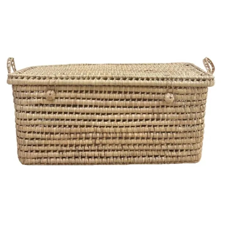 Malle de rangement feuille de palmier