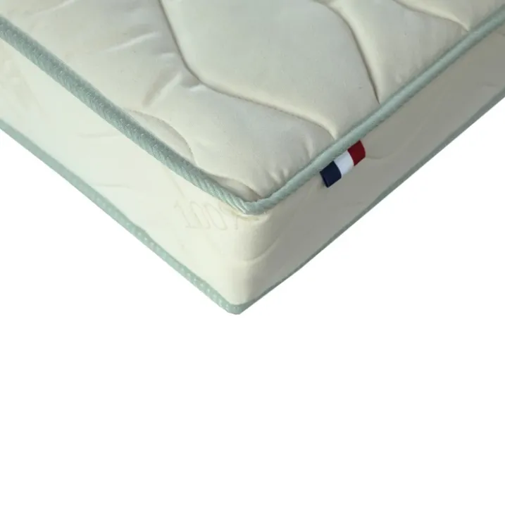 Matelas bébé face été / face hiver en coton bio soutien ferme