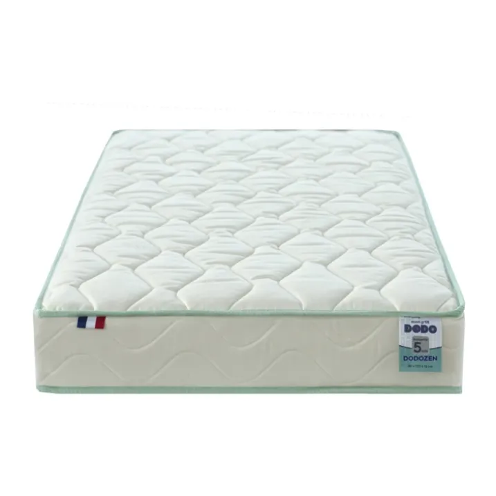 Matelas bébé face été / face hiver en coton bio soutien ferme