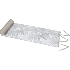Matelas de plage avec repose-tête feuillage