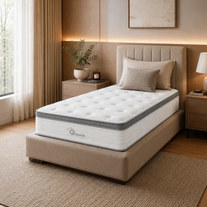 Matelas à ressorts ensachés de 25 cm en mousse