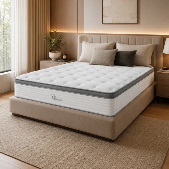 Matelas à ressorts ensachés de 25 cm en mousse
