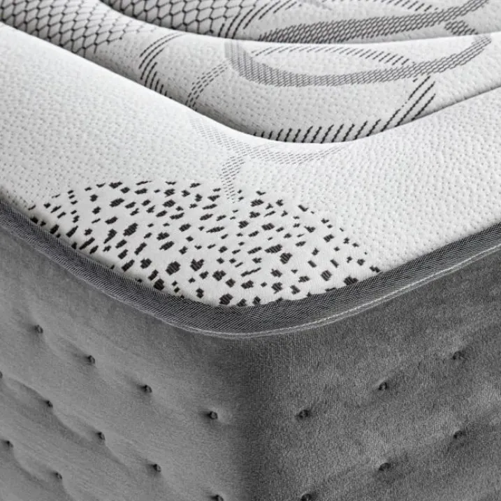 Matelas ressorts ensachés de 26 cm à mémoire de forme - Soutien ferme