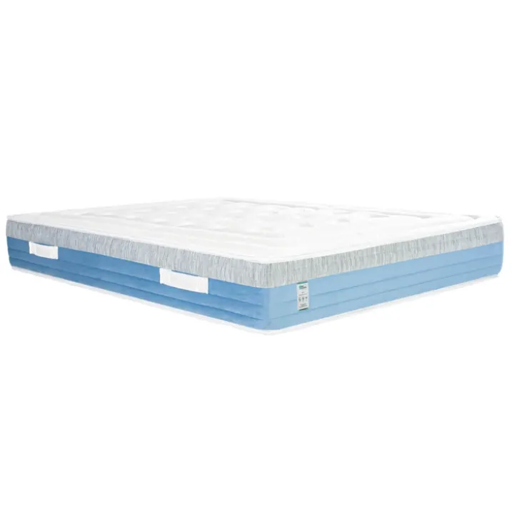 Matelas ressorts ensachés et mémoire de forme 27 cm - Soutien ferme