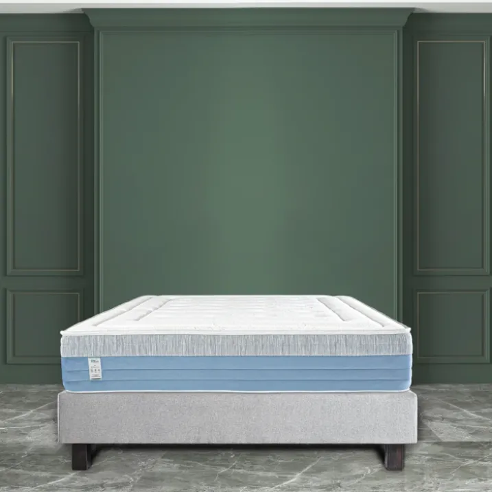 Matelas ressorts ensachés et mémoire de forme 27 cm - Soutien ferme