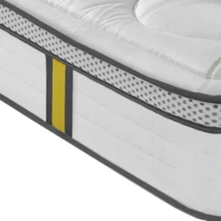 Matelas à ressorts ensachés et mémoire de forme