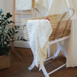 Maxi lange Love en gaze de coton