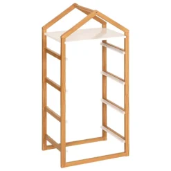 Meuble de rangement enfant avec 4 bacs amovibles