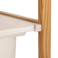 Meuble de rangement enfant avec 4 bacs amovibles