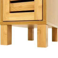 Meuble de salle de bain en bambou