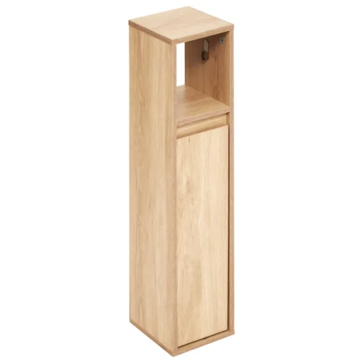 Meuble dérouleur papier toilette avec rangements intégrés