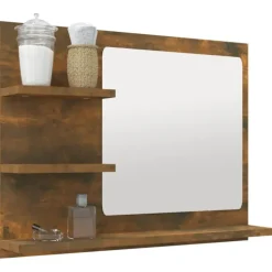 Miroir de salle de bain avec rangements