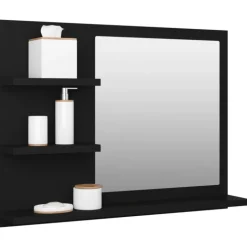 Miroir de salle de bain avec rangements