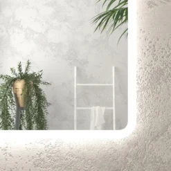 Miroir rectangulaire à leds