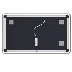 Miroir rectangulaire à leds
