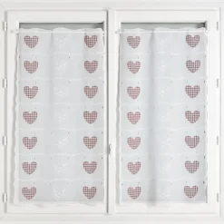 Modulable brodé avec motifs cœurs