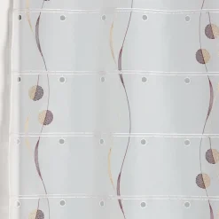 Modulable brodé avec motifs ronds et vagues
