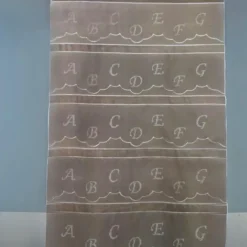 Modulable brodé lettres abécédaire