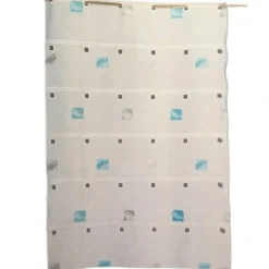 Modulable brodé motif de carrés colorés