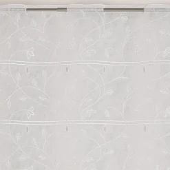 Modulable brodé à motif feuilles et fleurs