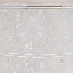Modulable brodé à motif feuilles et fleurs