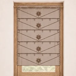 Modulable brodé à motifs de soleils
