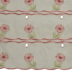 Modulable brodé à motifs fleuris
