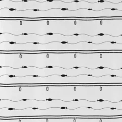 Modulable brodé à petits poissons