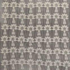 Modulable en macramé à motif bouquet