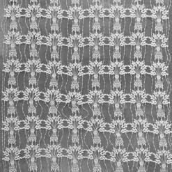 Modulable en macramé à motif bouquet